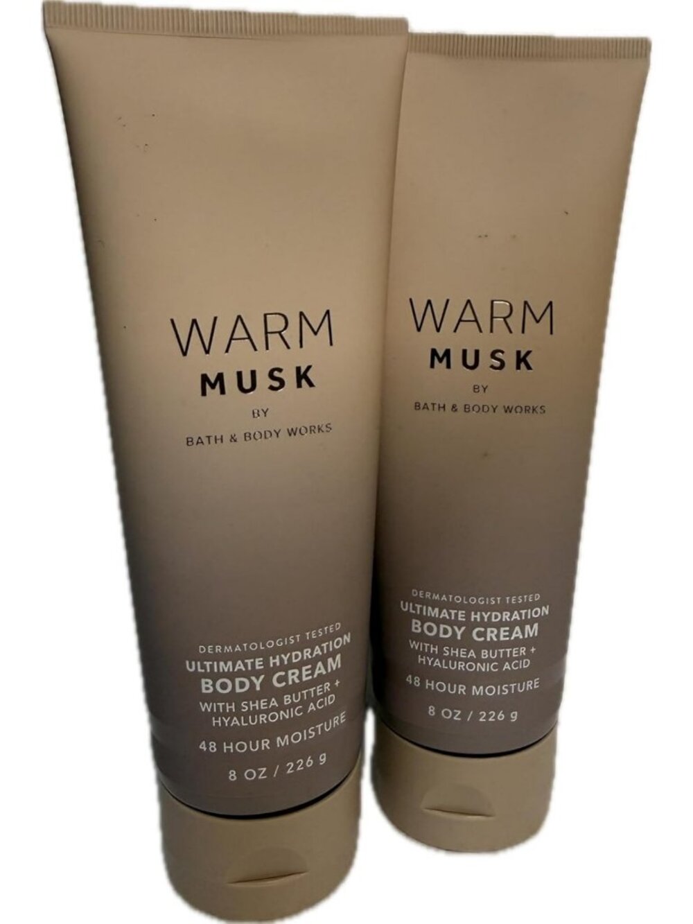 Warm Musk Body Cream Set - 8 oz Moisturizing Lotion for Women, Hydrating Skin